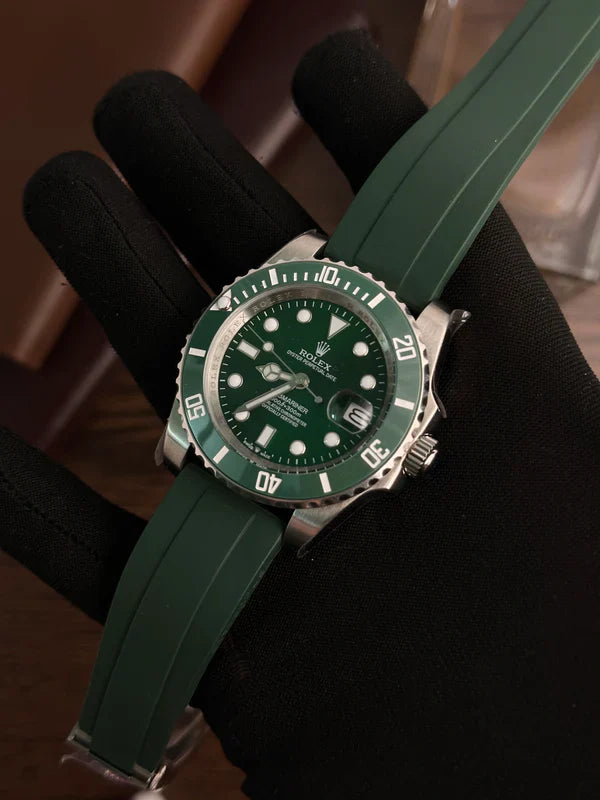 RLX - Submariner Rubber - Green Hulk - AAA Quality