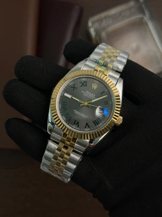 RLX - Datejust Silver Gold Grey Roman - AAA Quality