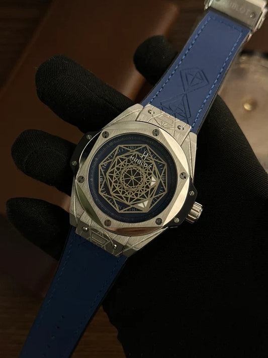 HBLT - Big Bang Silver Blue Auto - AAA Quality