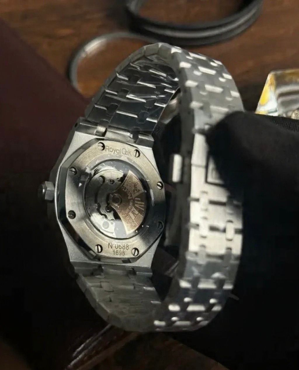 AP - Silver Black Textured - AAA Quality