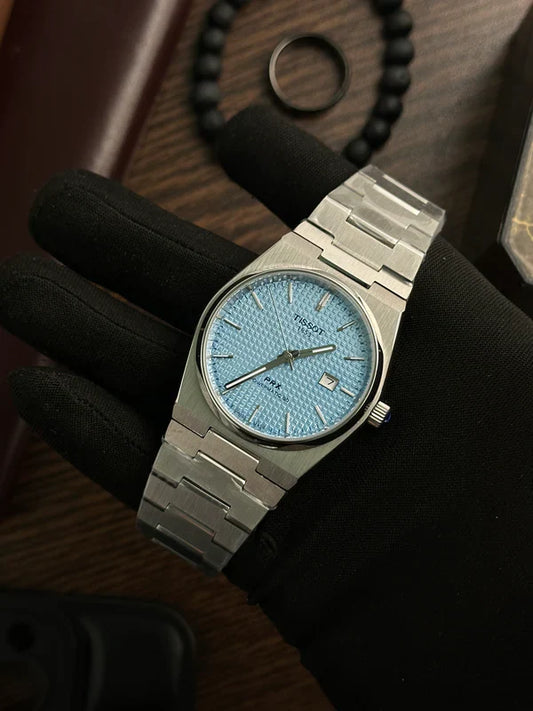 TST - PRX Automatic Textured Ice Blue - AAA Quality