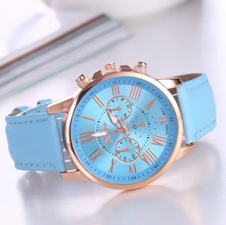 Ladies Watch Leather  Wristwatch