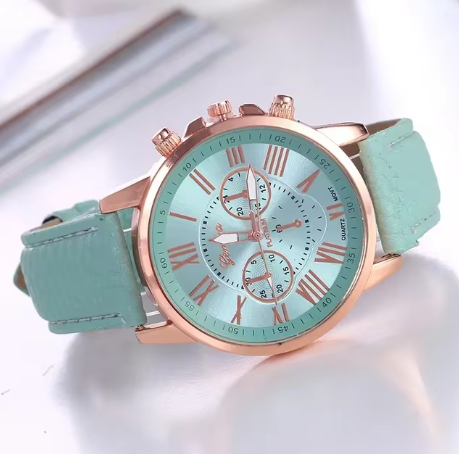 Ladies Watch Leather  Wristwatch